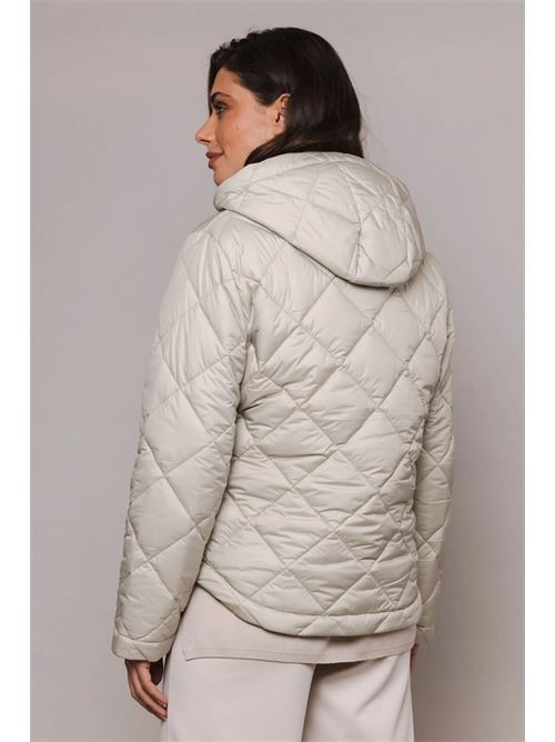 jesco giacca imbottita con cappuccio staccabile RINO & PELLE | JESCO.7002310SAGE